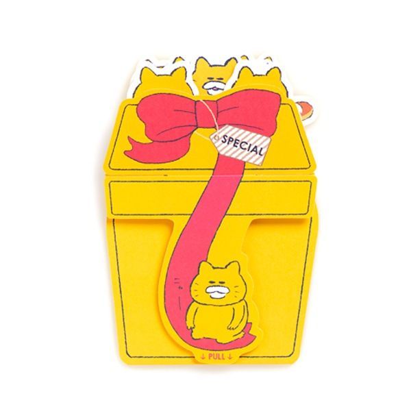 【ノラネコぐんだん】 飛び出すグリーティングカード（ハッピーバースデー プレゼントBOX）