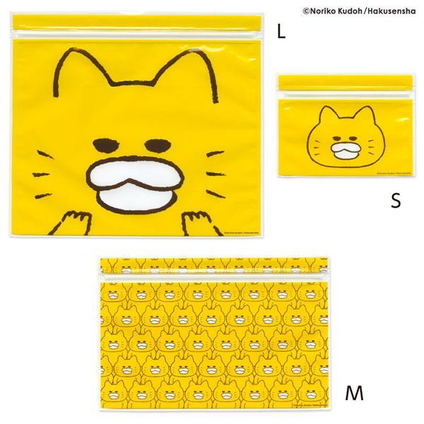 【ノラネコぐんだん】 ジッパーバッグ（ノラネコいっぱい）