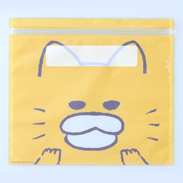 【ノラネコぐんだん】 ジッパーバッグ（ノラネコいっぱい）