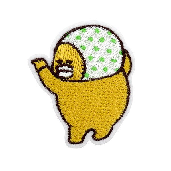 【ノラネコぐんだん】刺繍ワッペン（ほっかむり）