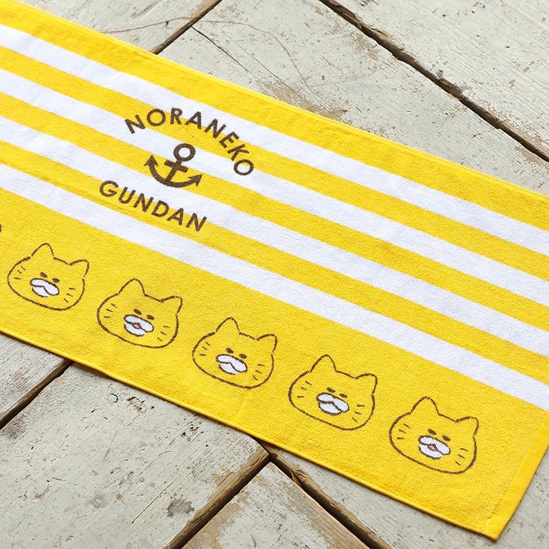【ノラネコぐんだん】フェイスタオル
