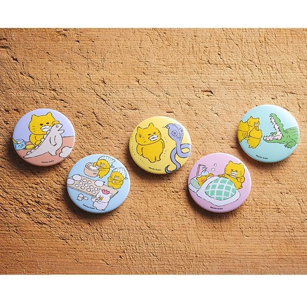 kodomoe shop｜【ノラネコぐんだん】缶マグネット（全10種）/パン