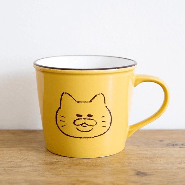 kodomoe shop｜【ノラネコぐんだん】ホーロー風マグ/茶｜ 白泉社公式