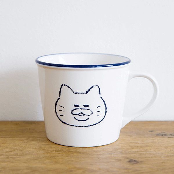 kodomoe shop｜【ノラネコぐんだん】ホーロー風マグ/茶｜ 白泉社公式