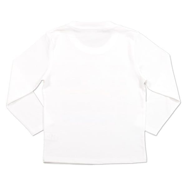 【でんしゃのずかん】キッズ長袖Tシャツ（表紙柄）/120cm