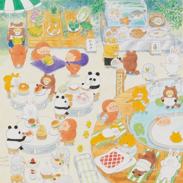 【ノラネコぐんだん】複製原画（あいうえお）【同梱不可】