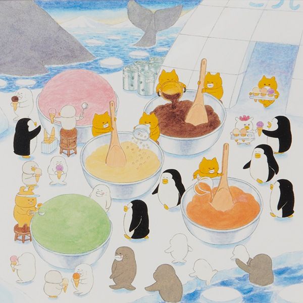 【ノラネコぐんだん】複製原画（アイスのくに）【同梱不可】