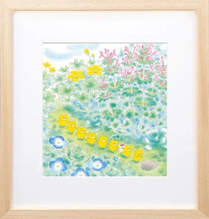 【ノラネコぐんだん】複製原画（ケーキをたべる）【同梱不可】