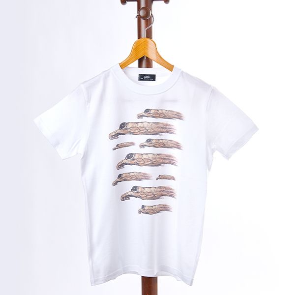 【MOE】Tシャツ（アノマロ大群/白/ ヒグチユウコ） ユニセックスM