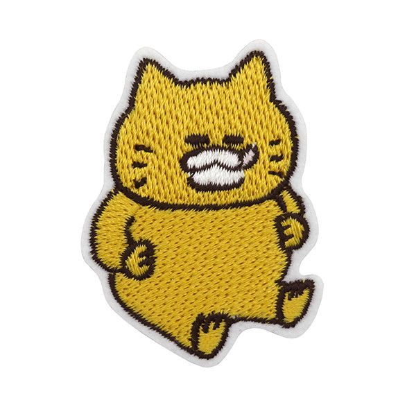 【ノラネコぐんだん】刺繍ワッペン（ぺろり）