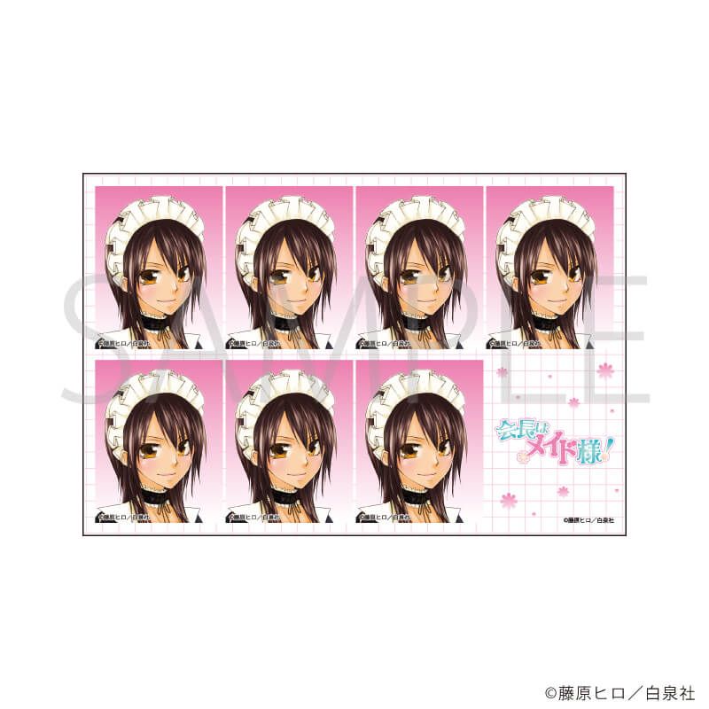 証明写真風シール「会長はメイド様！」01/鮎沢美咲