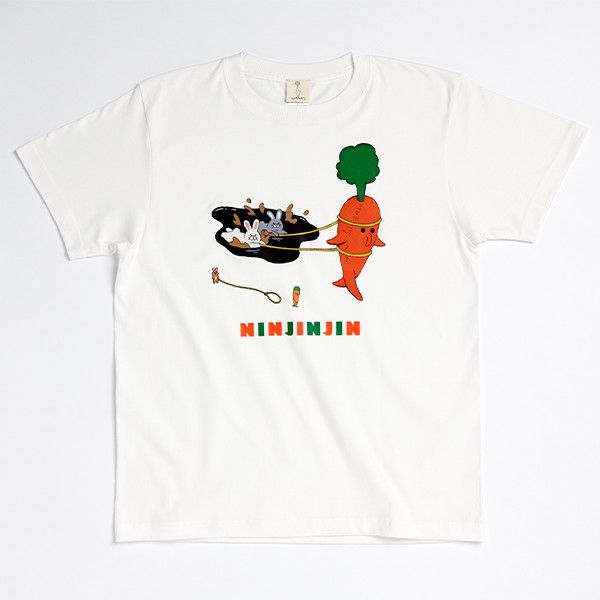 【MOE】Tシャツ(キューライス/「ニンジンジン」/ひきずるニンジンジン）