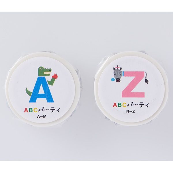 【tupera tupera】マスキングテープ（ABCパーティ）