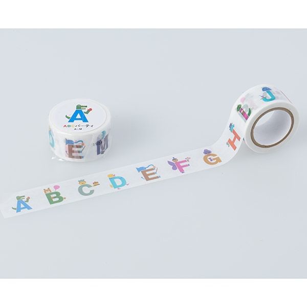 【tupera tupera】マスキングテープ（ABCパーティ）