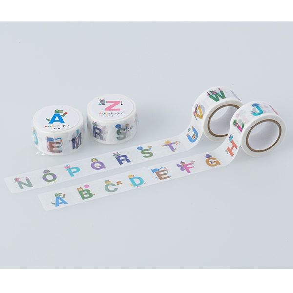 【tupera tupera】マスキングテープ（ABCパーティ）