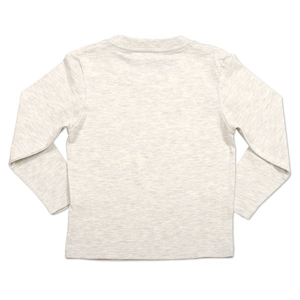 【でんしゃのずかん】キッズ長袖Tシャツ（ドクターイエロー柄）