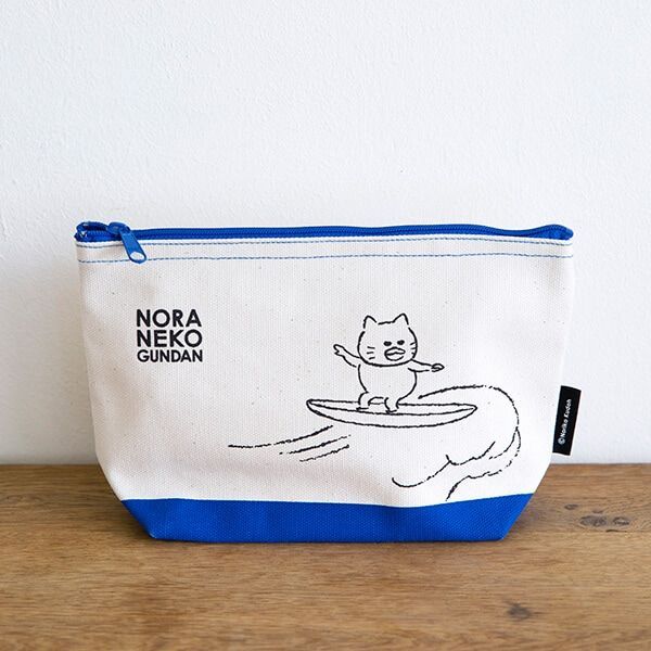 【ノラネコぐんだん】舟型ポーチ
