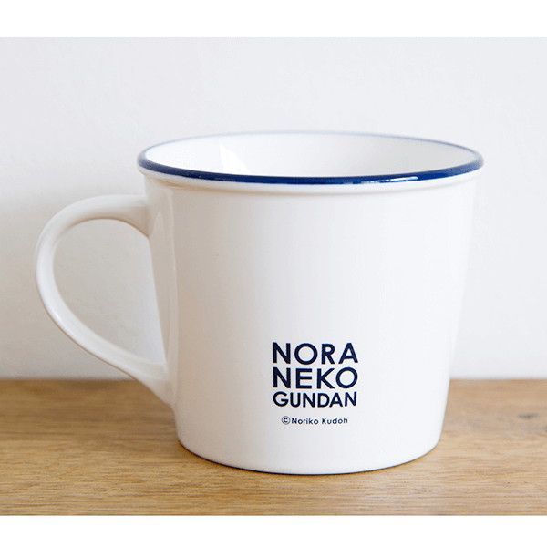 【ノラネコぐんだん】ホーロー風マグ