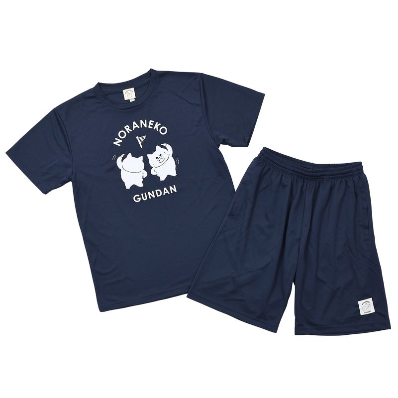 【ノラネコぐんだん】 ドライT シャツ& ドライパンツセット　たいそう