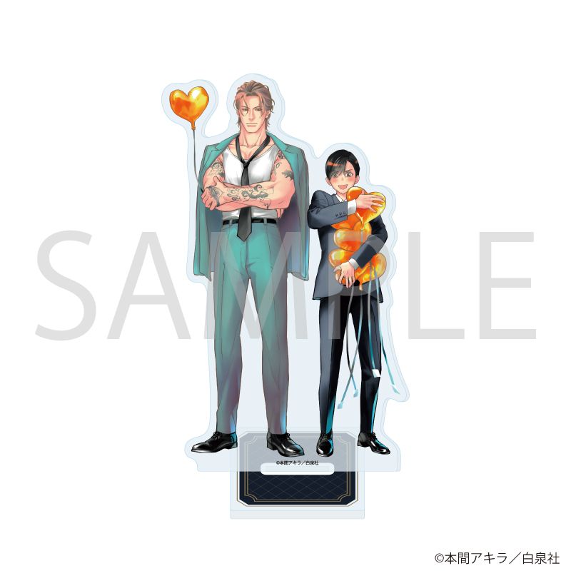 アクリルスタンド「花丸漫画100号記念フェア」05/青⇔オレンジ