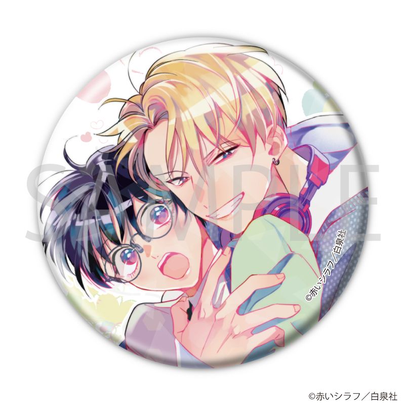 ホログラム缶バッジ(57mm)「花丸漫画100号記念フェア」02/ブラインド(20種)