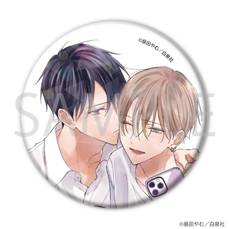 ホログラム缶バッジ(57mm)「花丸漫画100号記念フェア」02/ブラインド(20種)