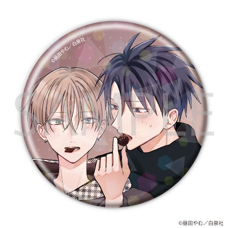 ホログラム缶バッジ(57mm)「花丸漫画100号記念フェア」02/ブラインド(20種)