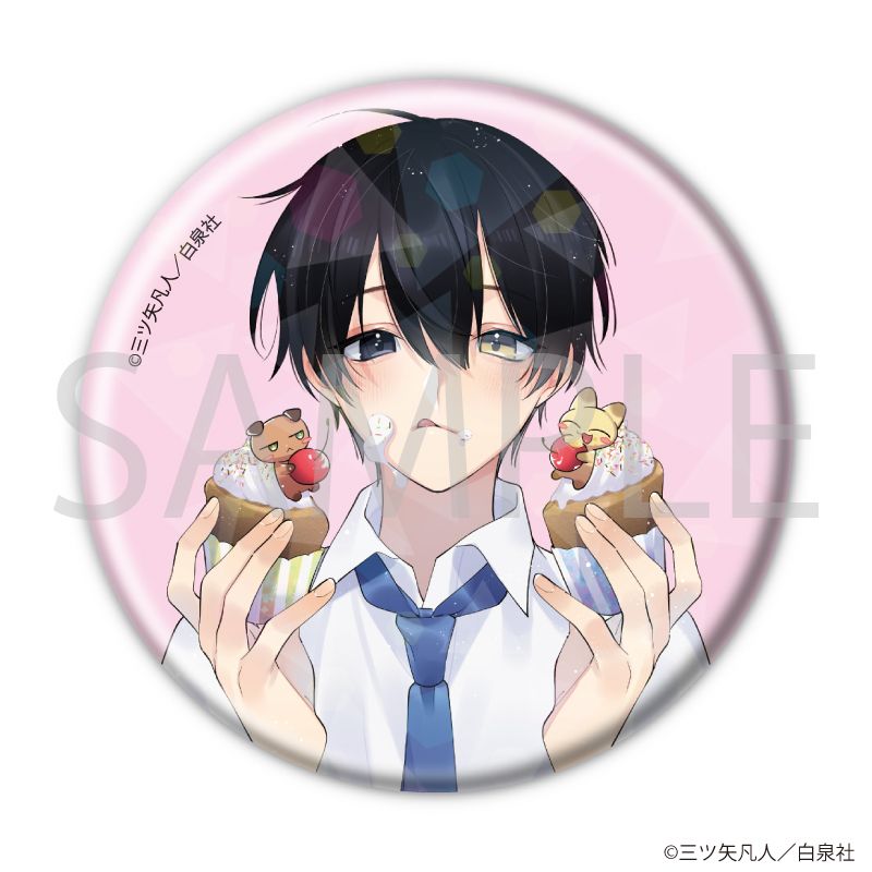 ホログラム缶バッジ(57mm)「花丸漫画100号記念フェア」01/ブラインド(20種)