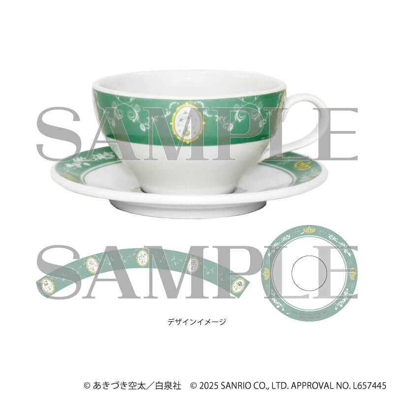 カップ＆ソーサーセット「赤髪の白雪姫×サンリオキャラクターズ」01/(コラボイラスト)