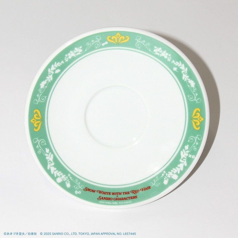カップ＆ソーサーセット「赤髪の白雪姫×サンリオキャラクターズ」01/(コラボイラスト)