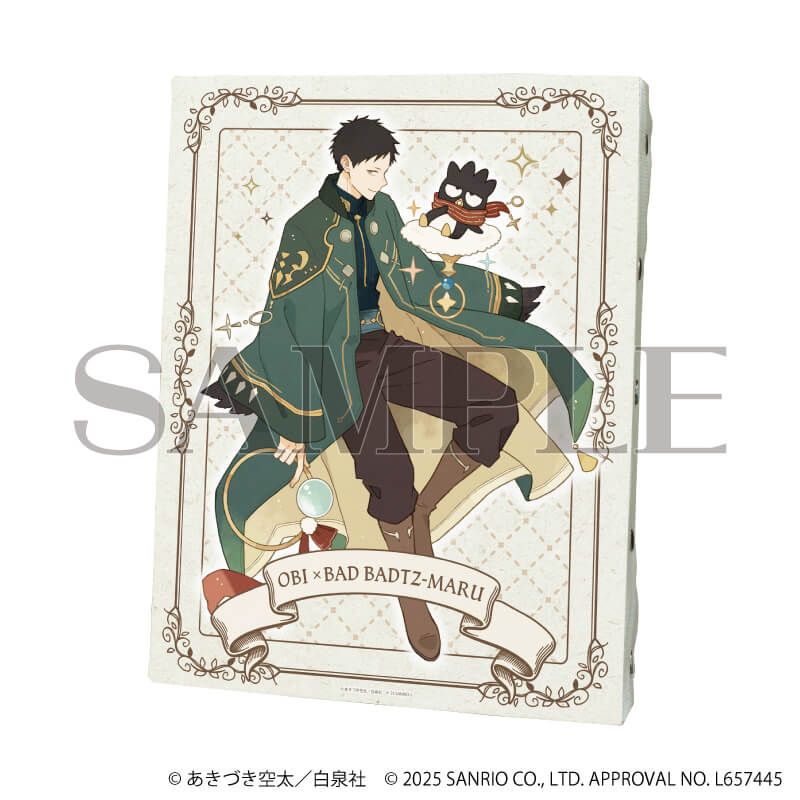 キャンバスボード「赤髪の白雪姫×サンリオキャラクターズ」05/オビ×バッドばつ丸(コラボイラスト)