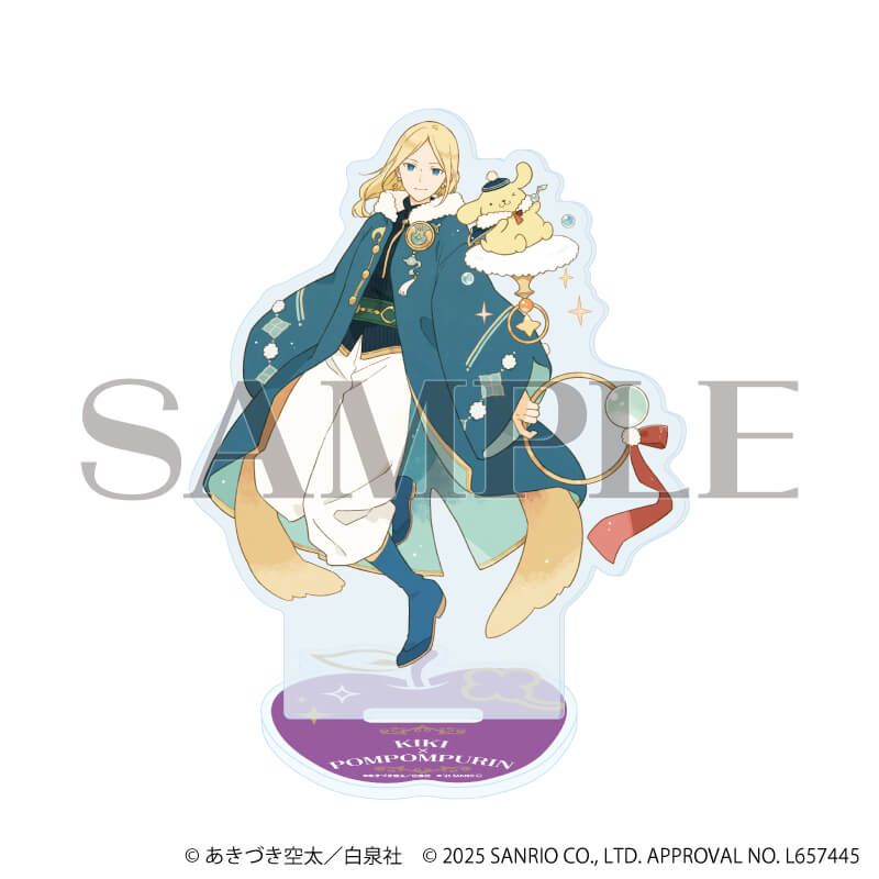 アクリルスタンド「赤髪の白雪姫×サンリオキャラクターズ」04/木々×ポムポムプリン(コラボイラスト)