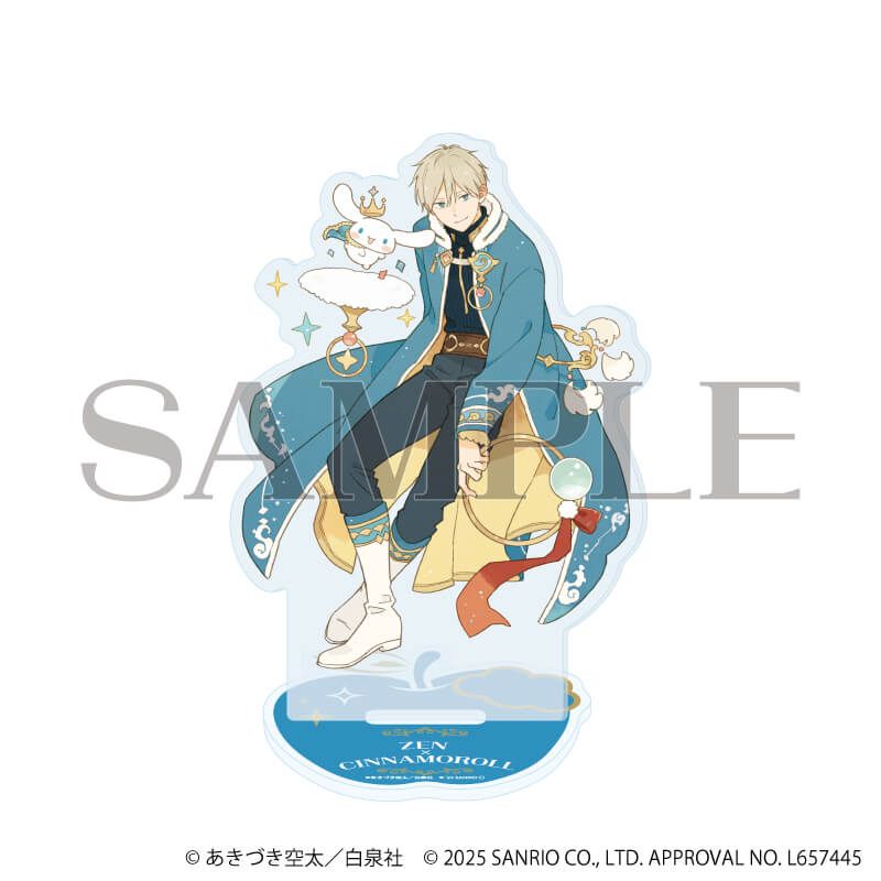 アクリルスタンド「赤髪の白雪姫×サンリオキャラクターズ」02/ゼン×シナモロール(コラボイラスト)