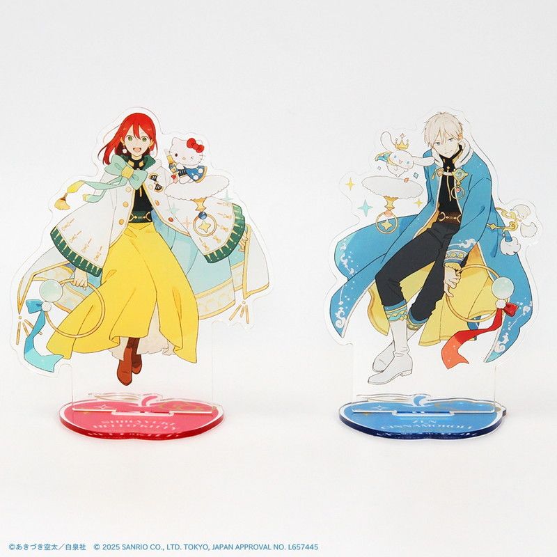 アクリルスタンド「赤髪の白雪姫×サンリオキャラクターズ」02/ゼン×シナモロール(コラボイラスト)