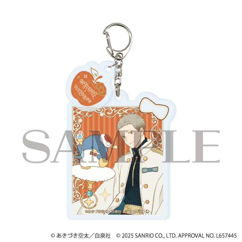 パーツ付きアクリルキーホルダー「赤髪の白雪姫×サンリオキャラクターズ」01/ブラインド(5種)(コラボイラスト)