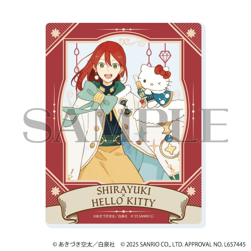 アクリルカード「赤髪の白雪姫×サンリオキャラクターズ」01/ブラインド(5種)(コラボイラスト)
