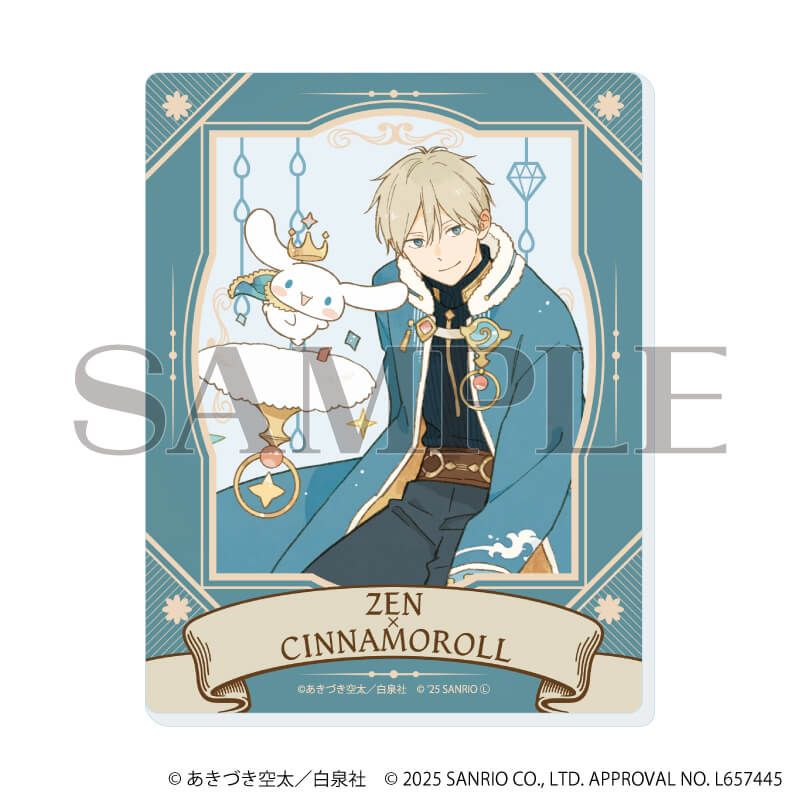 アクリルカード「赤髪の白雪姫×サンリオキャラクターズ」01/ブラインド(5種)(コラボイラスト)