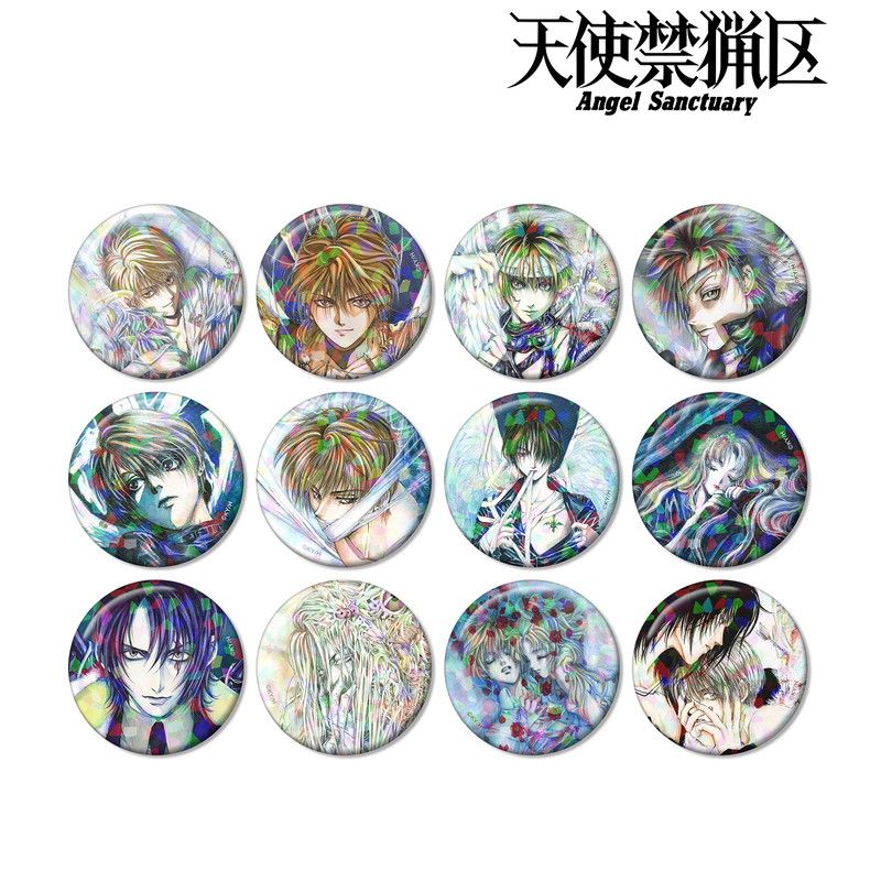 【漫画商店】トレーディングカラーイラストホログラム缶バッジ（由貴香織里/天使禁猟区/BOX）