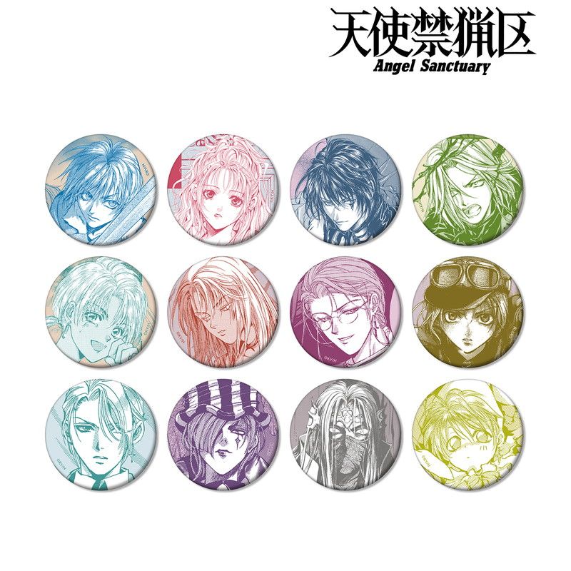 【漫画商店】トレーディング原作コママット缶バッジ（由貴香織里/天使禁猟区/BOX）