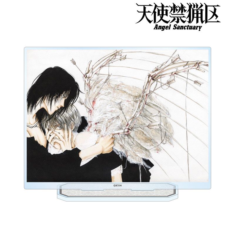 【漫画商店】無道刹那&吉良朔夜 カラーイラストBIGアクリルスタンド（由貴香織里/天使禁猟区）