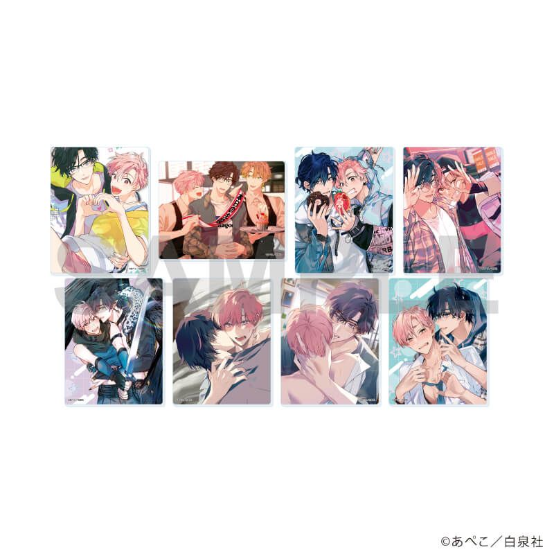 アクリルカード「イケボ配信者は俺狙い!?」02/コンプリートセット(全8種)