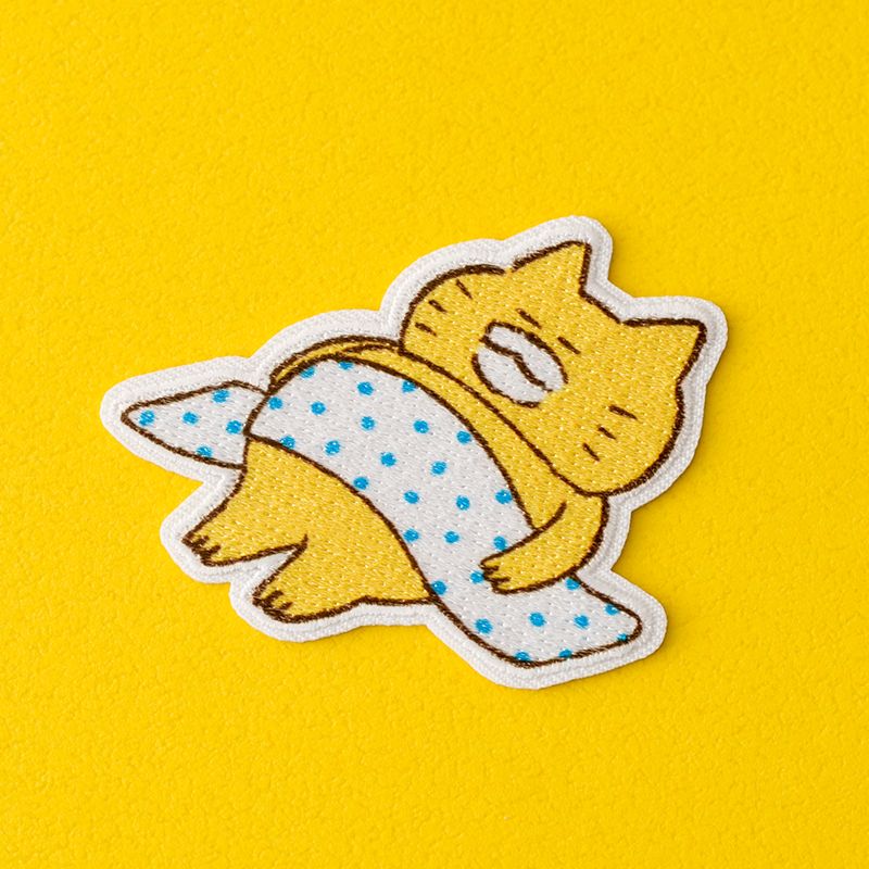 【ノラネコぐんだん】ワッペン おやすみなさい