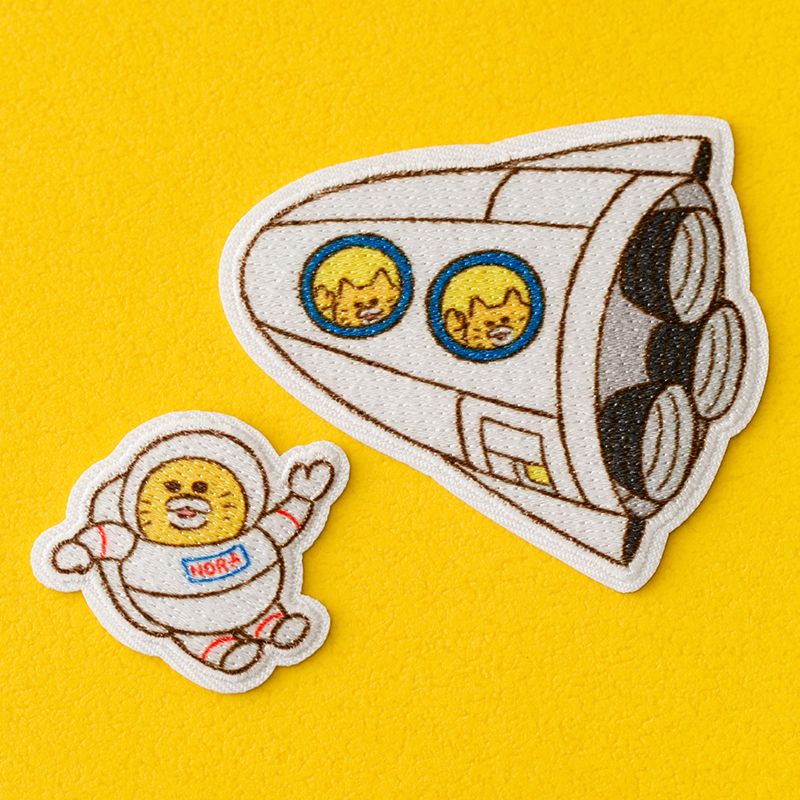 【ノラネコぐんだん】ワッペン はじめまして