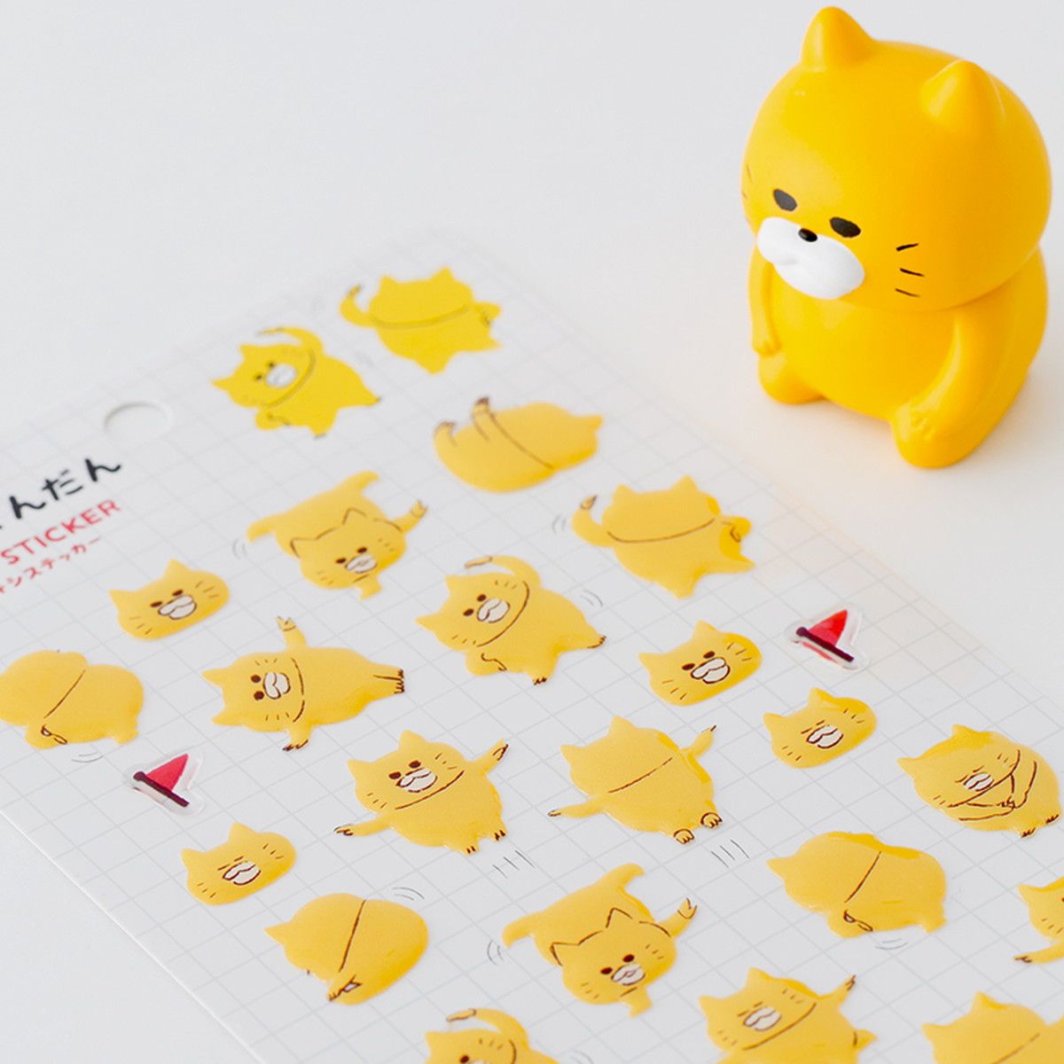 【ノラネコぐんだん】 エポキシステッカー　たいそう