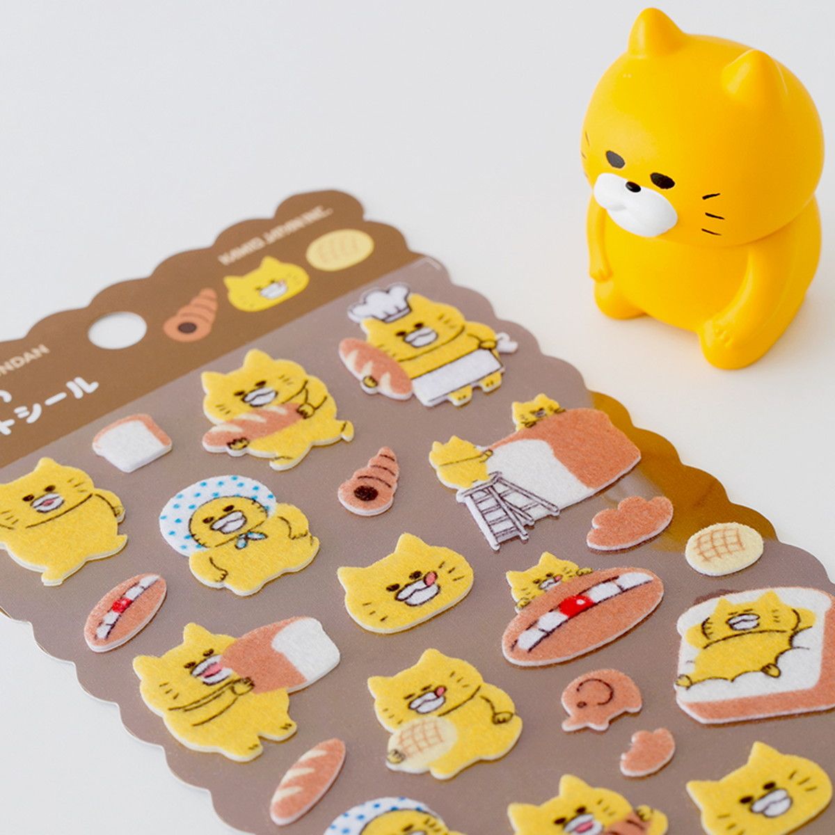 【ノラネコぐんだん】 ふわふわフェルトシール　パン